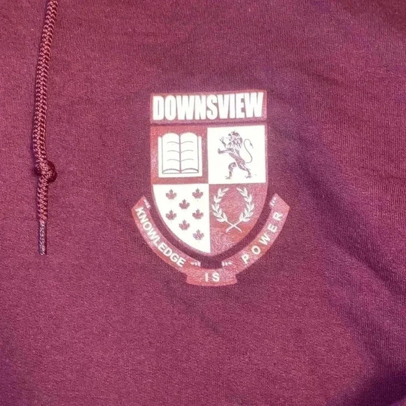 College Hoodie with slightly fleece lining  Unisex - Picture 3 of 8